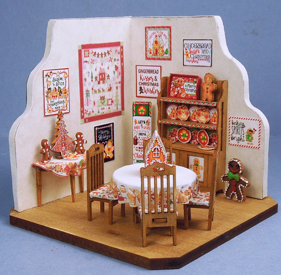 Q577 Gingerbread Christmas Holiday Decor Kit - Click Image to Close